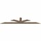 Ekena Millwork Richland Smooth Timber Gable Bracket, Douglas Fir, 108"W x 22"H x 1 1/2"D x 5 1/2"F, 5/12 Pitch GBW108X22X0206RIC00SDF - alternate 3
